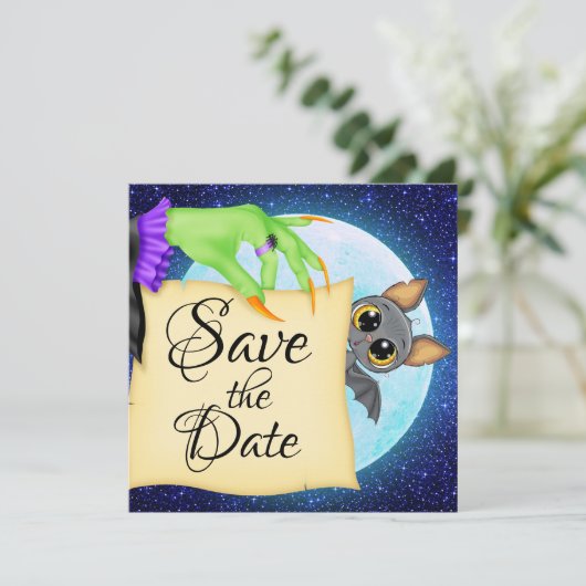 Halloween Uitnodiging (Staand voorkant)