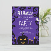 Halloween Uitnodiging (Staand voorkant)