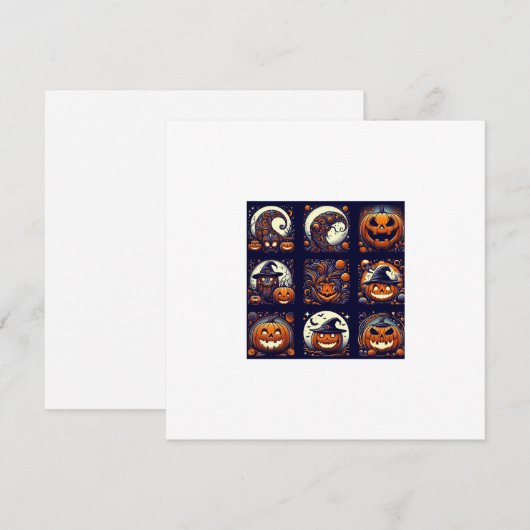 Halloween Uitnodiging (Voorkant / Achterkant)