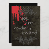 Halloween Uitnodiging (Voorkant / Achterkant)