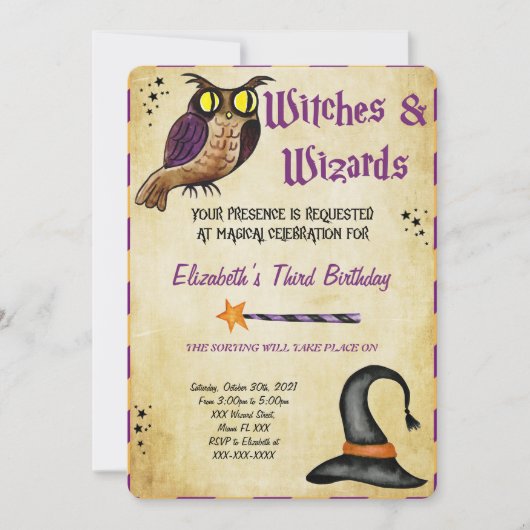 Halloween Uitnodiging (Voorkant)