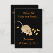 Halloween Uitnodiging (Voorkant / Achterkant)