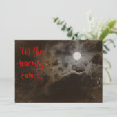 Halloween Uitnodiging (Staand voorkant)