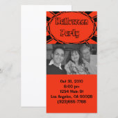 Halloween Uitnodiging (Voorkant / Achterkant)