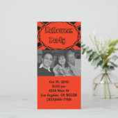 Halloween Uitnodiging (Staand voorkant)