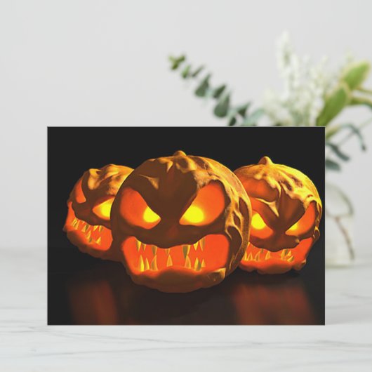 Halloween Uitnodiging (Staand voorkant)