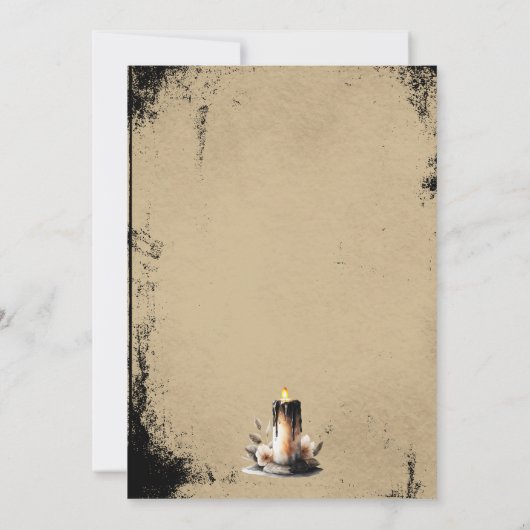 Halloween Uitnodiging (Achterkant)