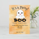 Halloween Uitnodiging (Staand voorkant)