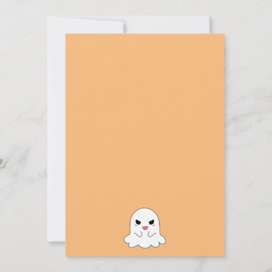 Halloween Uitnodiging (Achterkant)