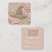 Halloween Uitnodiging (Voorkant / Achterkant)