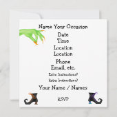 Halloween Uitnodiging (Achterkant)