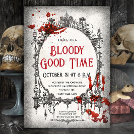 Halloween uitnodiging Bloody Good Time