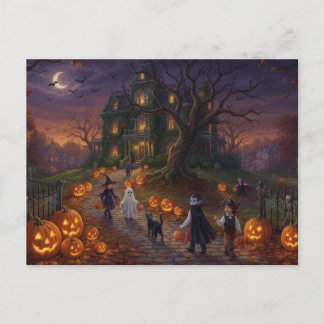 Halloween Uitnodiging Briefkaart