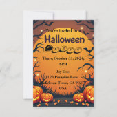Halloween Uitnodiging - Doe mee voor een feest! (Voorkant)