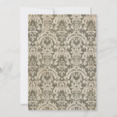 Halloween Uitnodiging Griezelige Kroonluchter (Achterkant)