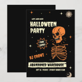  Halloween uitnodiging, Halloween nacht Kaart (Voorkant / Achterkant)