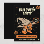  Halloween uitnodiging, Halloween nacht Kaart (Voorkant / Achterkant)