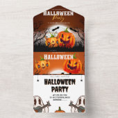 Halloween uitnodiging Halloween Parti 2023 (Binnen)