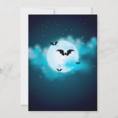 Halloween-uitnodiging, Halloween-verjaardagsfeest Kaart (Achterkant)