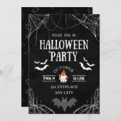 Halloween-uitnodiging Kaart (Voorkant / Achterkant)