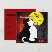 Halloween-uitnodiging Kaart (Voorkant / Achterkant)