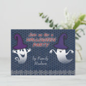 Halloween-uitnodiging Kaart (Staand voorkant)