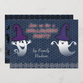 Halloween-uitnodiging Kaart (Voorkant / Achterkant)