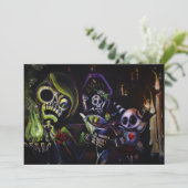 Halloween-uitnodiging Kaart (Staand voorkant)