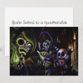 Halloween-uitnodiging Kaart (Voorkant / Achterkant)