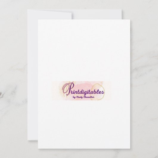 Halloween-uitnodiging Kaart (Achterkant)