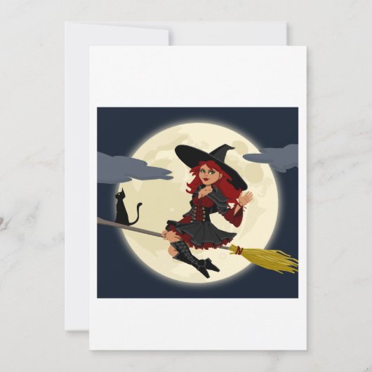 halloween-uitnodiging kaart (Achterkant)