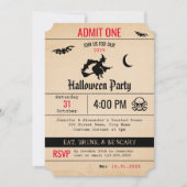  Halloween-uitnodiging Kaart (Voorkant)