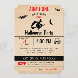  Halloween-uitnodiging Kaart