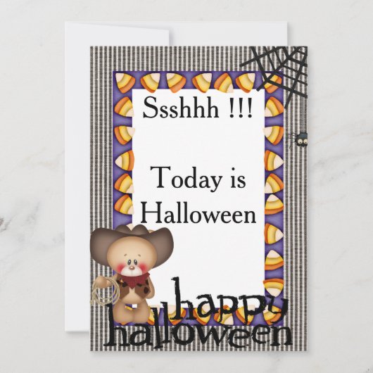 Halloween Uitnodiging Kaart 2 (Voorkant)