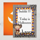 Halloween Uitnodiging Kaart 2 (Voorkant / Achterkant)
