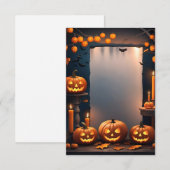 Halloween Uitnodiging Kaart #20 (Voorkant / Achterkant)