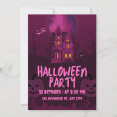 Halloween Uitnodiging kaarten! (Voorkant)