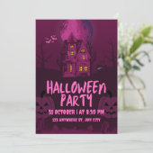 Halloween Uitnodiging kaarten! (Staand voorkant)