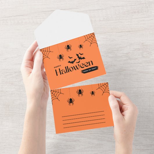 Halloween Uitnodiging kaarten! (Afscheurbaar)