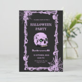 Halloween Uitnodiging kaarten! (Staand voorkant)