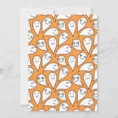 Halloween-uitnodiging met geest kaart (Achterkant)