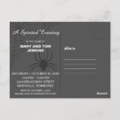 Halloween Uitnodiging om uit te komen en Gothic te (Achterkant)