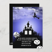 Halloween uitnodiging schrijf uw tekst (Voorkant / Achterkant)