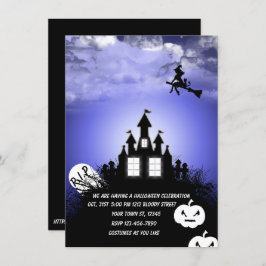 Halloween uitnodiging schrijf uw tekst