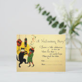 Halloween-uitnodiging Uitnodiging Briefkaart (Staand voorkant)