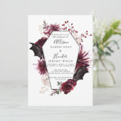 Halloween uitnodiging voor bruiloft Flyer (Staand voorkant)