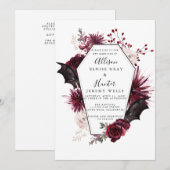 Halloween uitnodiging voor bruiloft Flyer (Voorkant / Achterkant)