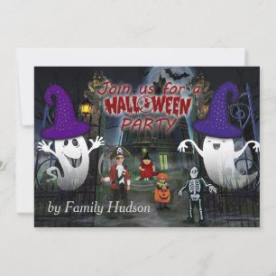 Halloween uitnodiging voor kind