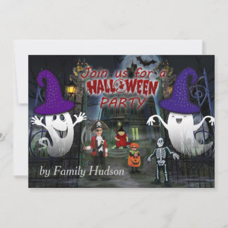 Halloween uitnodiging voor kind