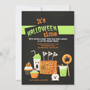 Halloween Uitnodiging voor Snoepjes